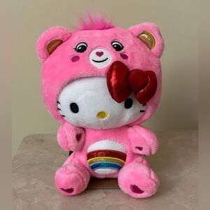 Hello Kitty and Friends x Care Bears Small Plush New in Original Packaging